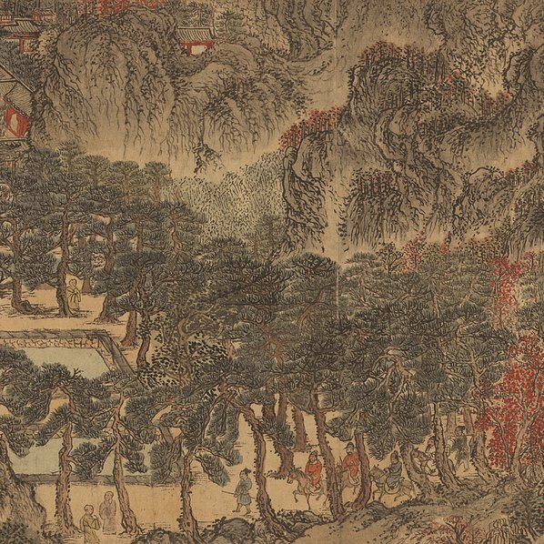 元_王蒙_太白山图卷_全卷一版_纸本_(82710×3343 – 300dpi)(图3)