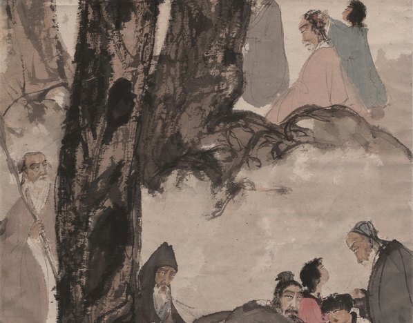 近代_傅抱石_九老图_1_(7851×24597 – 72dpi)(图4)