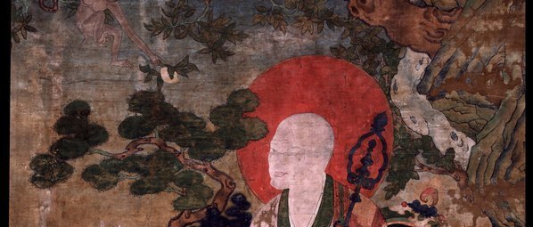 清_罗汉Arhat_Buddhist_Elder_Elders_Nagasena_布鲁克林博物馆_(5603×(图3)