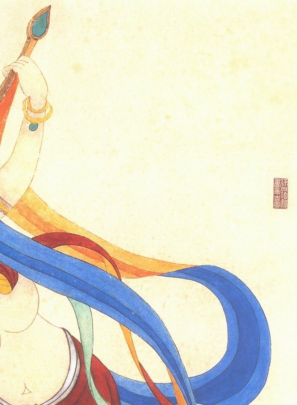 近代_张大千_敦煌壁画_仕_(4642×6319 – 72dpi)(图3)