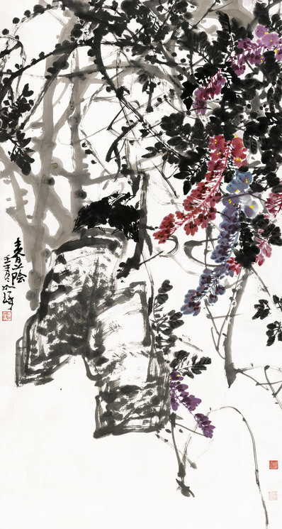 近代_崔如琢_春荫尺赵_(11991×22450 – 72dpi)(图1)