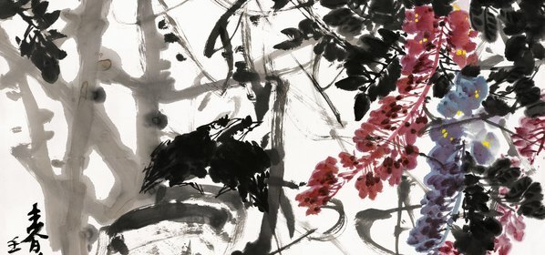 近代_崔如琢_春荫尺赵_(11991×22450 – 72dpi)(图3)