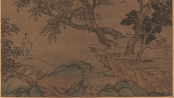 明_沈周_青山红树图_绢本_天_(7675×17381 – 300dpi)(图5)