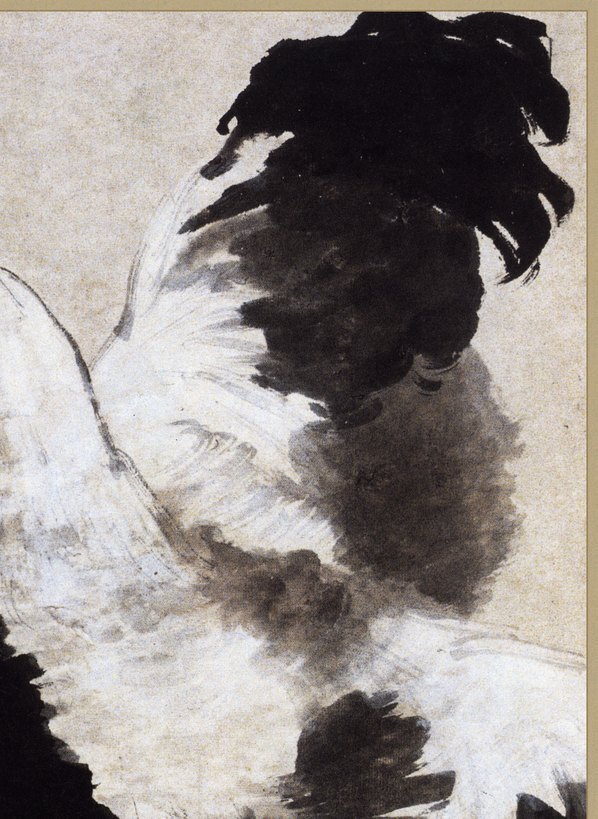 清_任伯年_桃花双鸡_(5987×8203 – 300dpi)(图3)