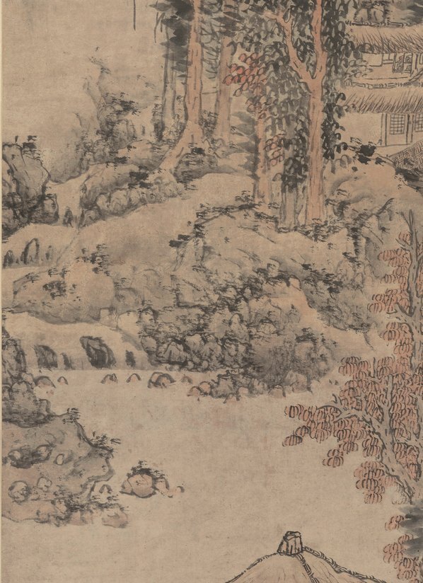明_蓝瑛_仿黄鹤山樵山水_纸_2_(9033×12455 – 300dpi)(图2)