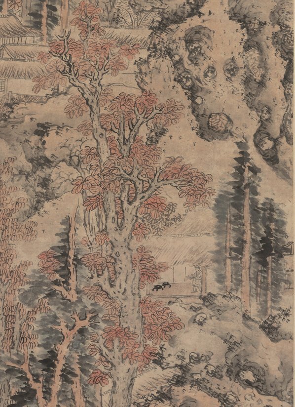 明_蓝瑛_仿黄鹤山樵山水_纸_2_(9033×12455 – 300dpi)(图3)