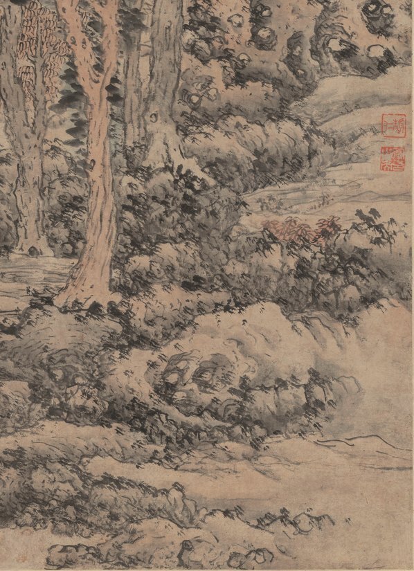 明_蓝瑛_仿黄鹤山樵山水_纸_2_(9033×12455 – 300dpi)(图5)