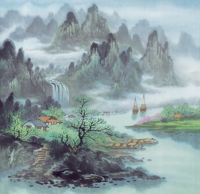近代_现代山水册页_3_(5512×5340 – 72dpi)(图1)