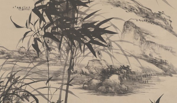 清_石涛和王原祁_兰竹合作_作轴_(6768×15770 – 300dpi)(图4)