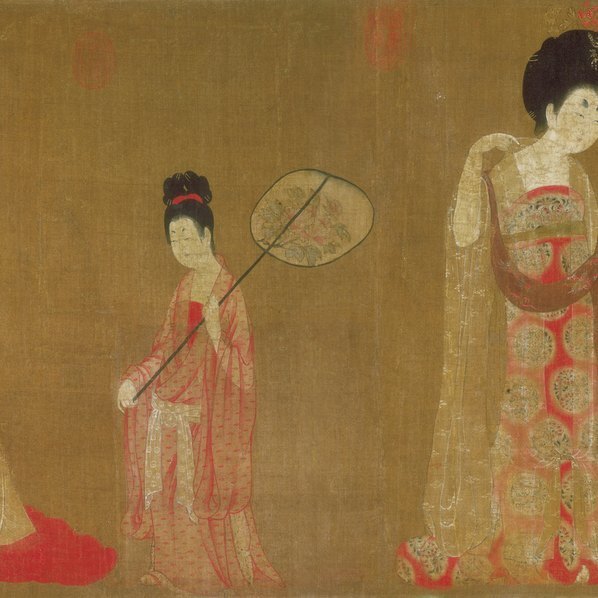 唐_周昉_簪花仕女图_绢本_新版画_(22621×5745 – 300dpi)(图4)