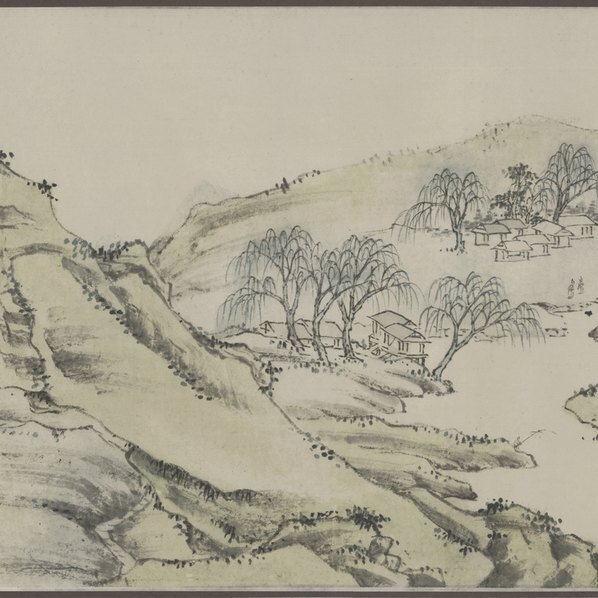 清_萧云从_设色山水图卷_全卷_纸本辽_(94560×4228 – 360dpi)(图3)
