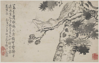 清_李鱓_花鸟十二开_二_纸本_1_(5832×3738 – 360dpi)(图1)