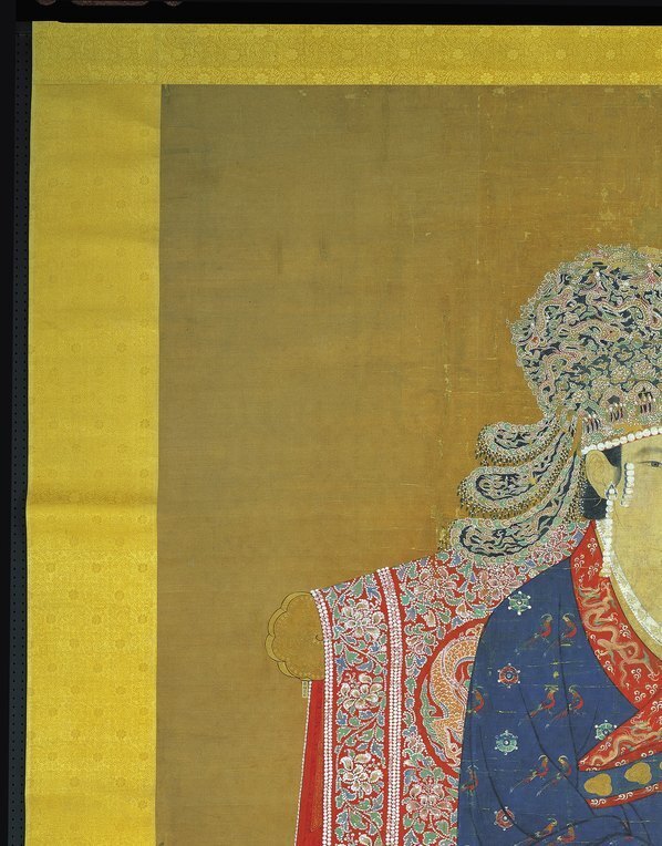 宋_宋神宗后坐像_絹本設色_台北故宮博物_(7200×9200 – 300dpi)(图2)