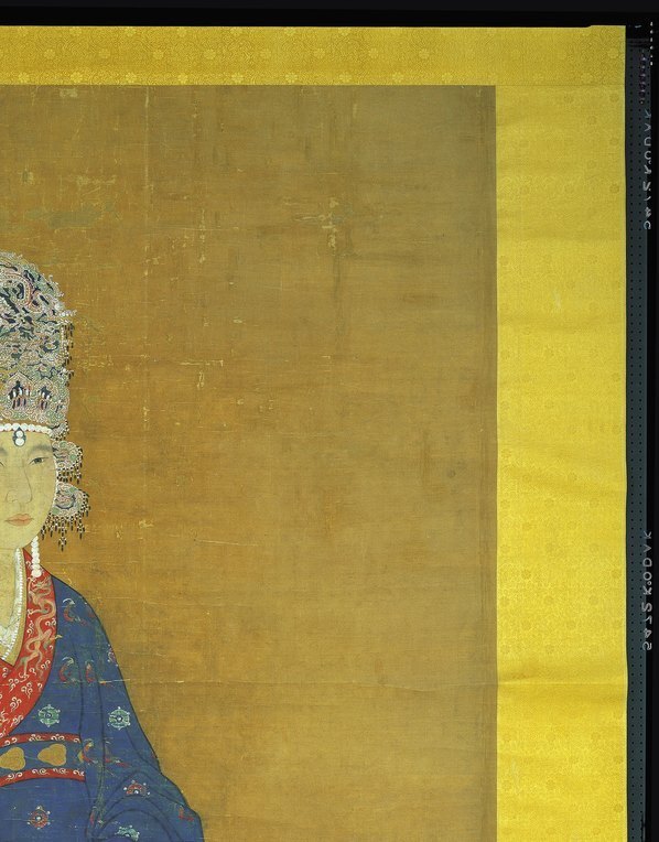 宋_宋神宗后坐像_絹本設色_台北故宮博物_(7200×9200 – 300dpi)(图3)