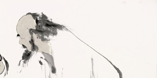 近代_范曾_有所思_(21444×10709 – 72dpi)(图3)