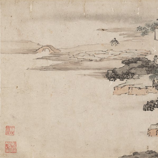 清_黄夔_山水人物手卷_桃花源图_纸本_(22753×4899 – 300dpi)(图2)
