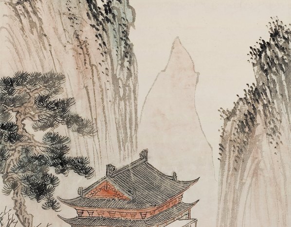 近代_溥心番_山水_(4010×12524 – 72dpi)(图3)