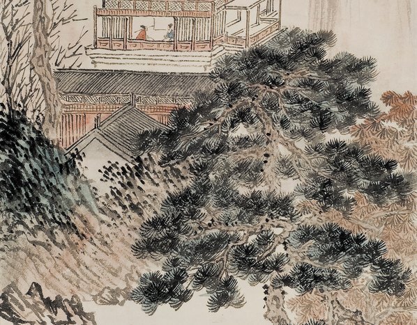 近代_溥心番_山水_(4010×12524 – 72dpi)(图4)