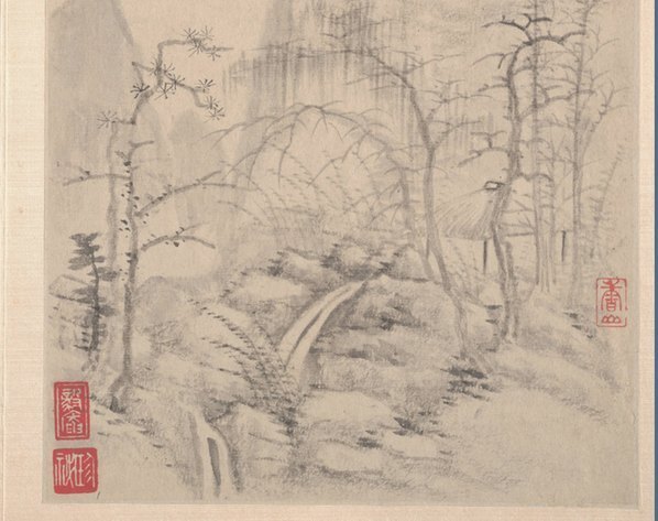 明_恽向_山水册纸本_5_(4044×3200 – 300dpi)(图5)