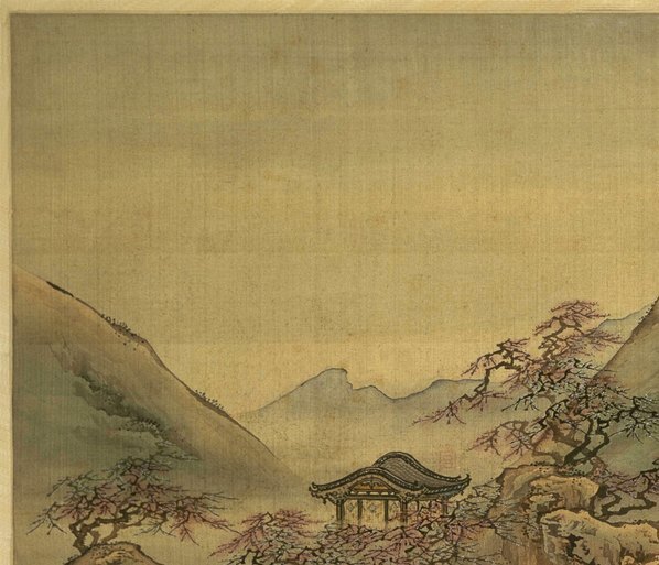 清_袁耀_山水四条屏_扬州四景_平岗艳雪绢本_(7845×6732 – 300dpi)(图2)