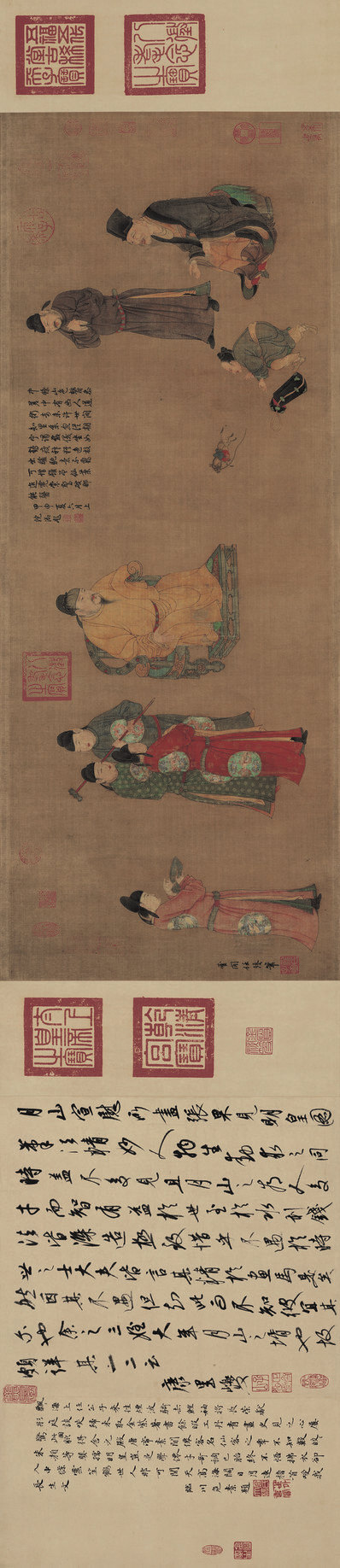 元 任仁发_张果见明皇图卷_代(图1)