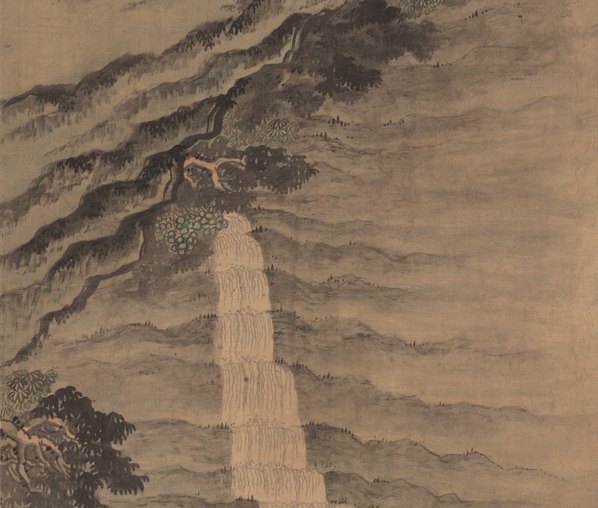 明_梅清_鸣泉图_纸本_(6411×21785 – 300dpi)(图3)