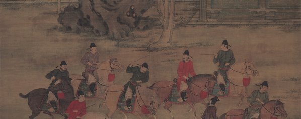 五代_赵喦_八达游春图_最清晰版_绢本_(8088×12756 – 200dpi)(图4)