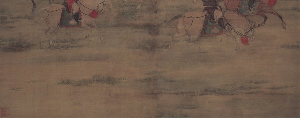 五代_赵喦_八达游春图_最清晰版_绢本_(8088×12756 – 200dpi)(图5)