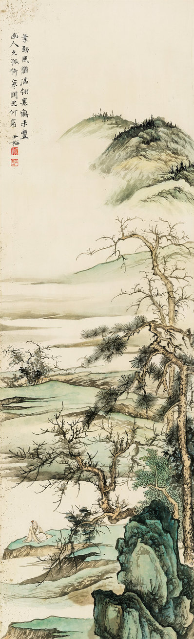 近代_少梅_幽人久孤_(4588×15041 – 72dpi)(图1)