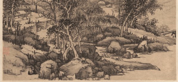 明_王鉴_仿梅道人山水图_纸_(5036×9222 – 300dpi)(图5)