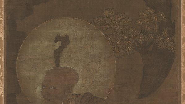 宋_金大受_十六罗汉图绢本东京_1_(9100×20453 – 300dpi)(图3)