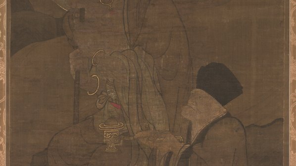 宋_金大受_十六罗汉图绢本东京_1_(9100×20453 – 300dpi)(图4)