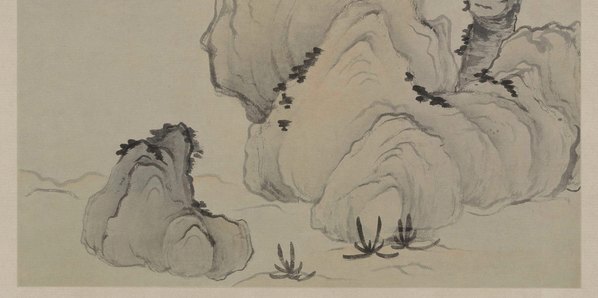 明_陈洪绶_梅石图轴纸本北京故_(6614×13154 – 300dpi)(图5)