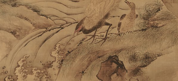 明_汪肇_柳禽白鹇立轴绢本_(9314×17022 – 300dpi)(图5)