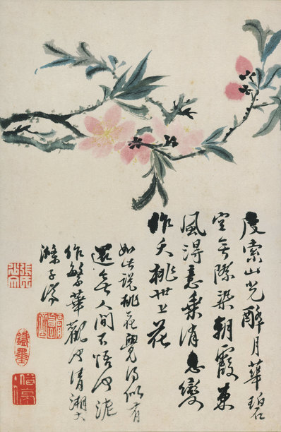 清_石涛_花鸟图册开_纸本_8_(3165×4867 – 400dpi)(图1)