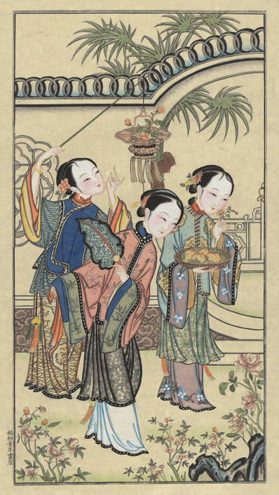近代_杨柳青作品_(6471×11500 – 72dpi)(图1)