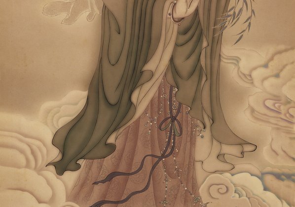 西方三圣_南无观世音菩萨_(5732×16073 – 300dpi)(图4)