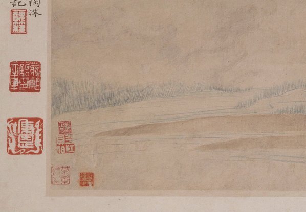 清_金农_人物山水图_第五开-山青青-云冥_(4810×3339 – 300dpi)(图4)