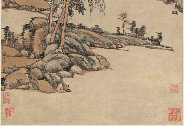 清_王原祁_仿大痴山水_纸本_(4236×11600 – 300dpi)(图5)