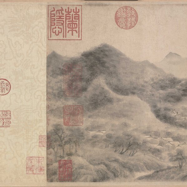 宋_米友仁_传_云山图卷_卷_克利夫兰美术馆_(26880×3188 – 300dpi)(图4)