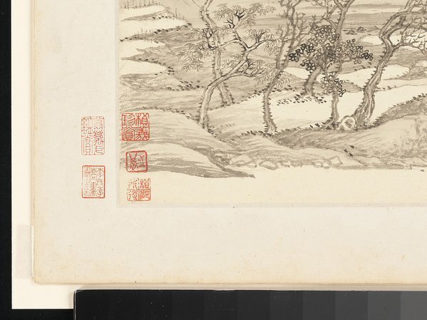 清_王石谷_王翚_仿古山水册_9_(5345×4010 – 300dpi)(图4)