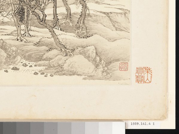 清_王石谷_王翚_仿古山水册_9_(5345×4010 – 300dpi)(图5)