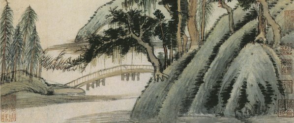 明_董其昌_仿古山水开_仿古山水_(2795×4692 – 350dpi)(图5)