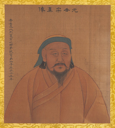 清_佚名_传姚文翰_历代帝王像_元世宗_(3300×3663 – 300dpi)(图1)