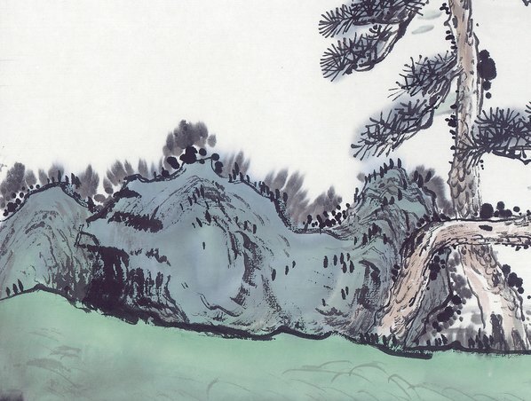 近代_现代山水册页_81_(6176×4665 – 72dpi)(图4)
