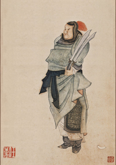 清_任薰_水浒人物_6_(4000×5693 – 300dpi)(图1)