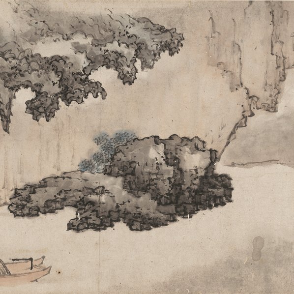清_黄夔_山水人物手卷_桃花源图_画_(44793×4899 – 300dpi)(图4)