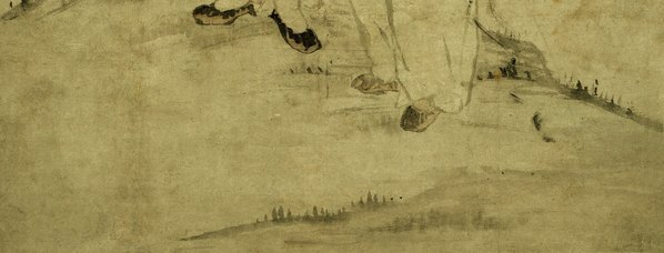 清_罗聘_寒山拾得图纸本_(2619×4000 – 128dpi)(图5)