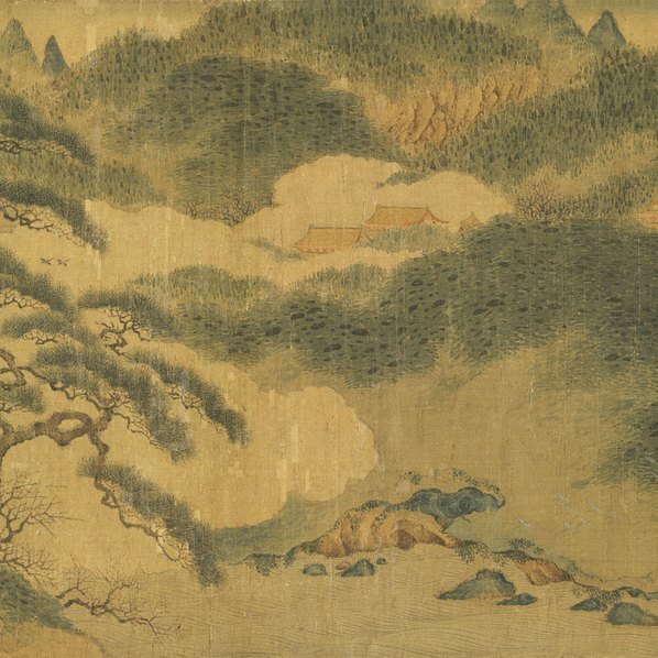 宋_赵伯骕_万松金阙图卷绢本_货单画心_(35129×7144 – 655dpi)(图3)