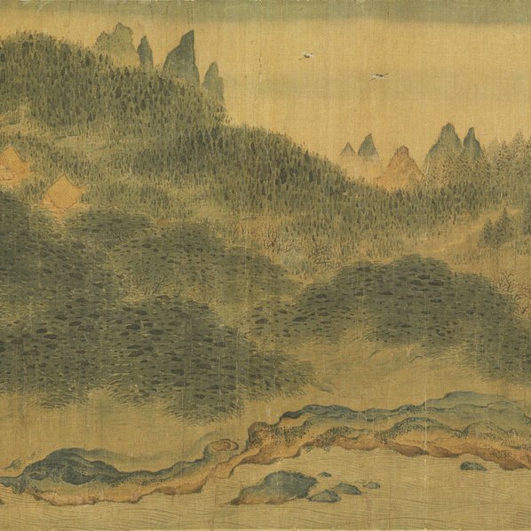 宋_赵伯骕_万松金阙图卷绢本_货单画心_(35129×7144 – 655dpi)(图4)
